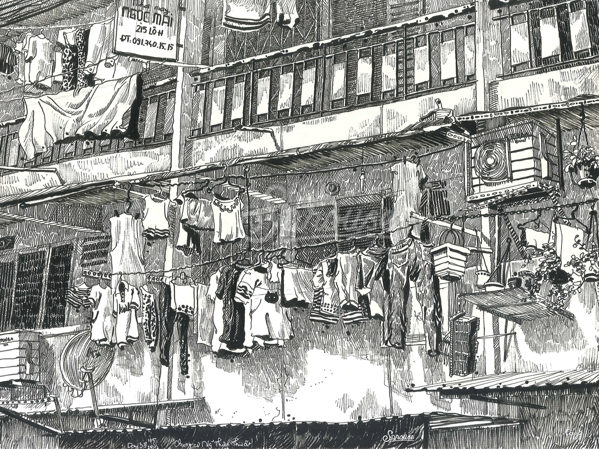 Bàn về ký họa bút kim