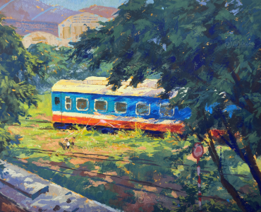 Các bước vẽ tranh màu gouache
